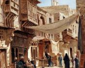 约翰 瓦利 : A Street In Boulaq Near Cairo